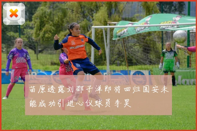 苗原透露刘邵子洋即将回归国安未能成功引进心仪球员李昊