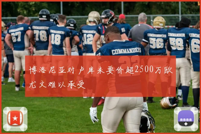 博洛尼亚对卢库米要价超2500万欧尤文难以承受